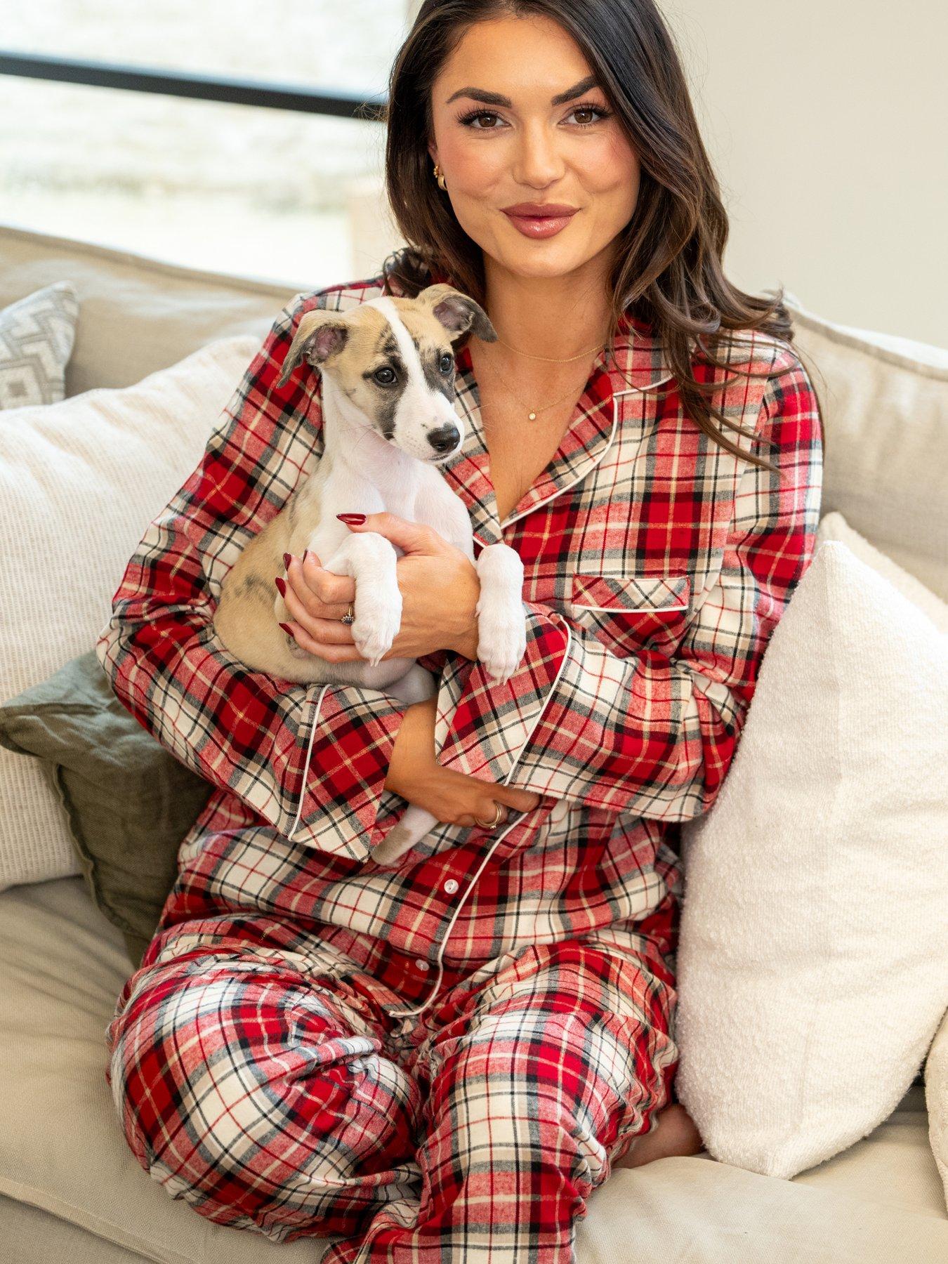 Image 2 of 4 of Pour Moi Cosy Check Brushed Cotton Pyjama Gift Set