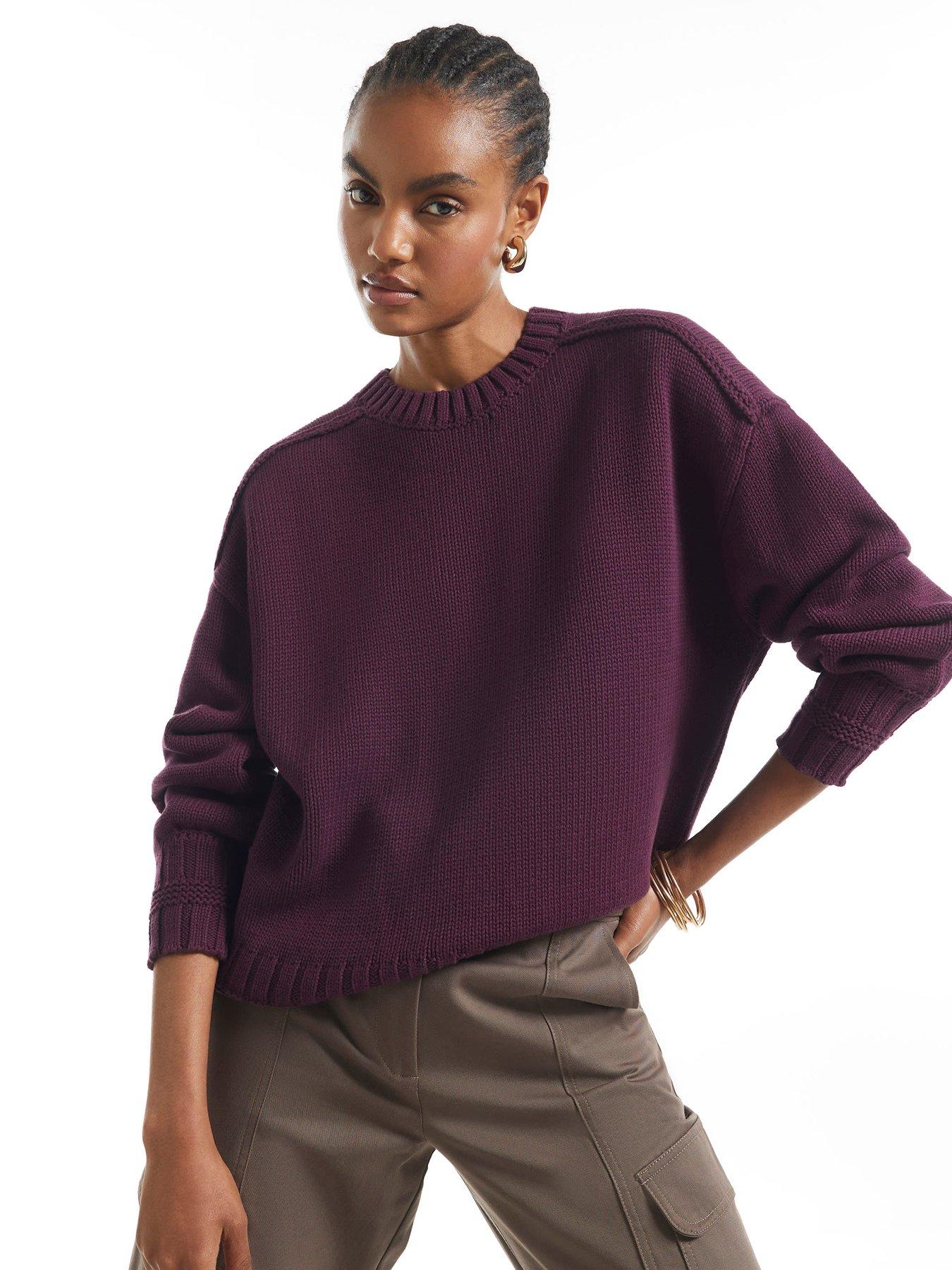 Image 1 of 3 of River Island Crew Neck Jumper - Red