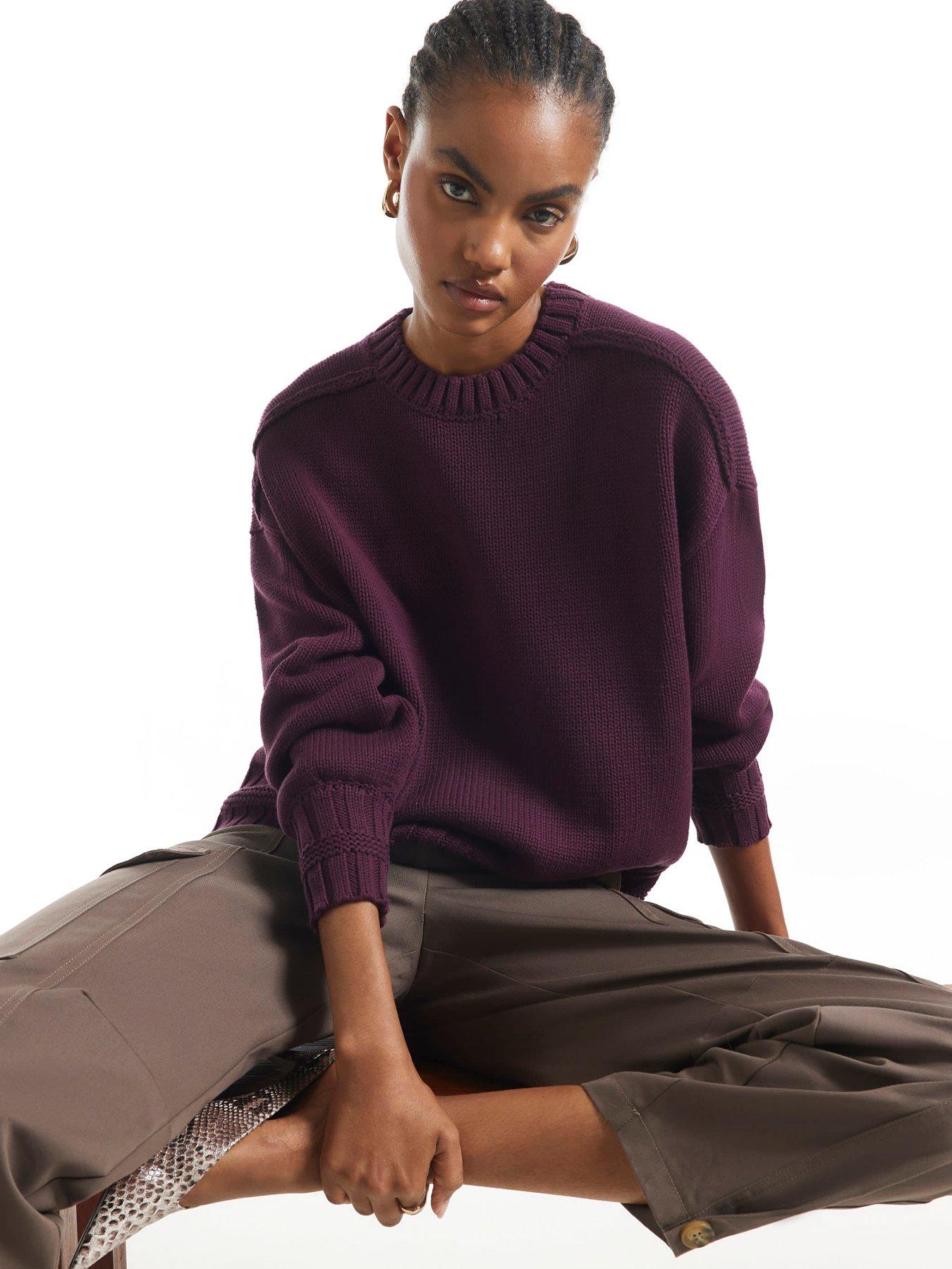 Image 3 of 3 of River Island Crew Neck Jumper - Red