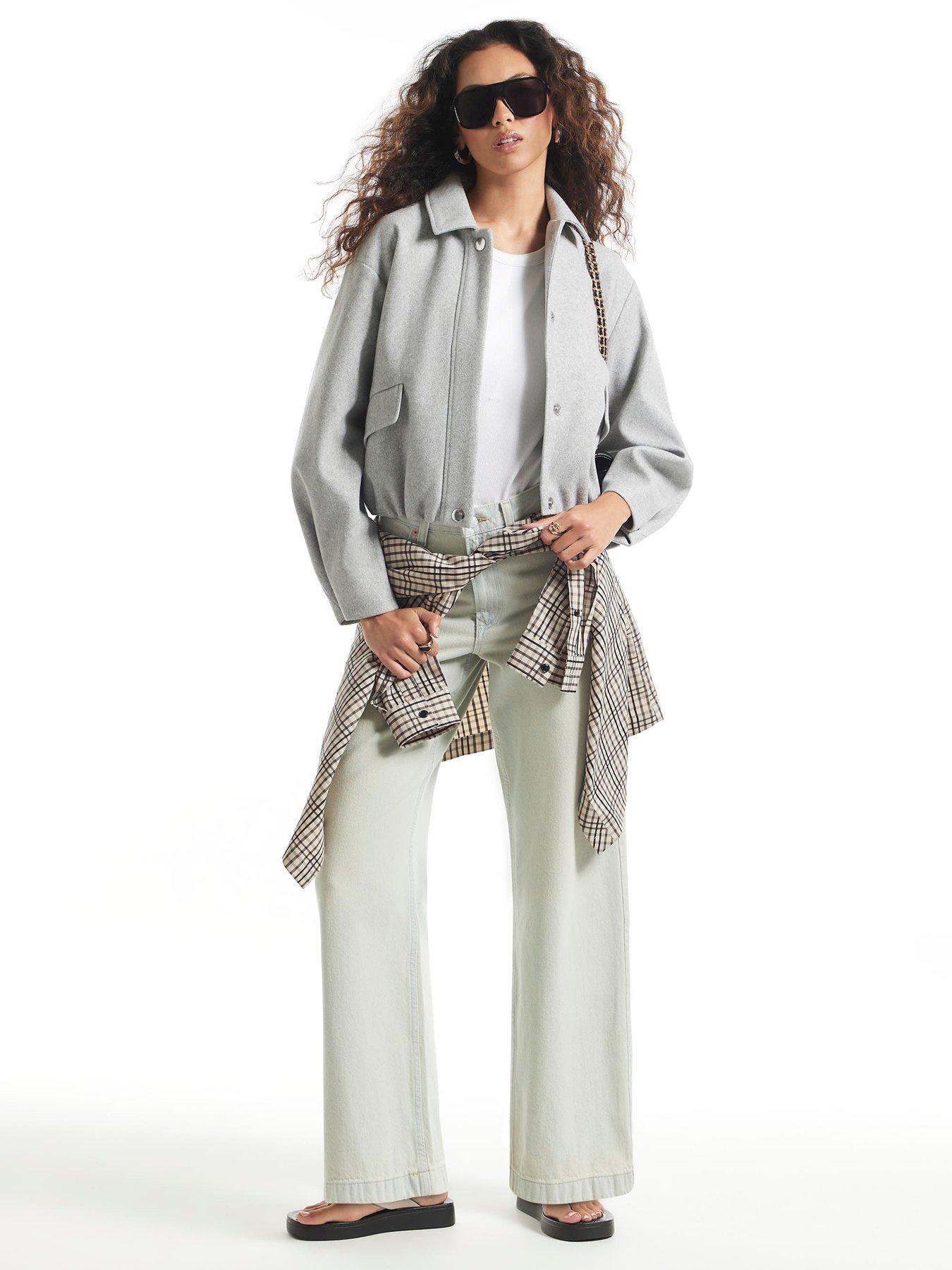 Image 3 of 4 of River Island Harrington Jacket - Grey