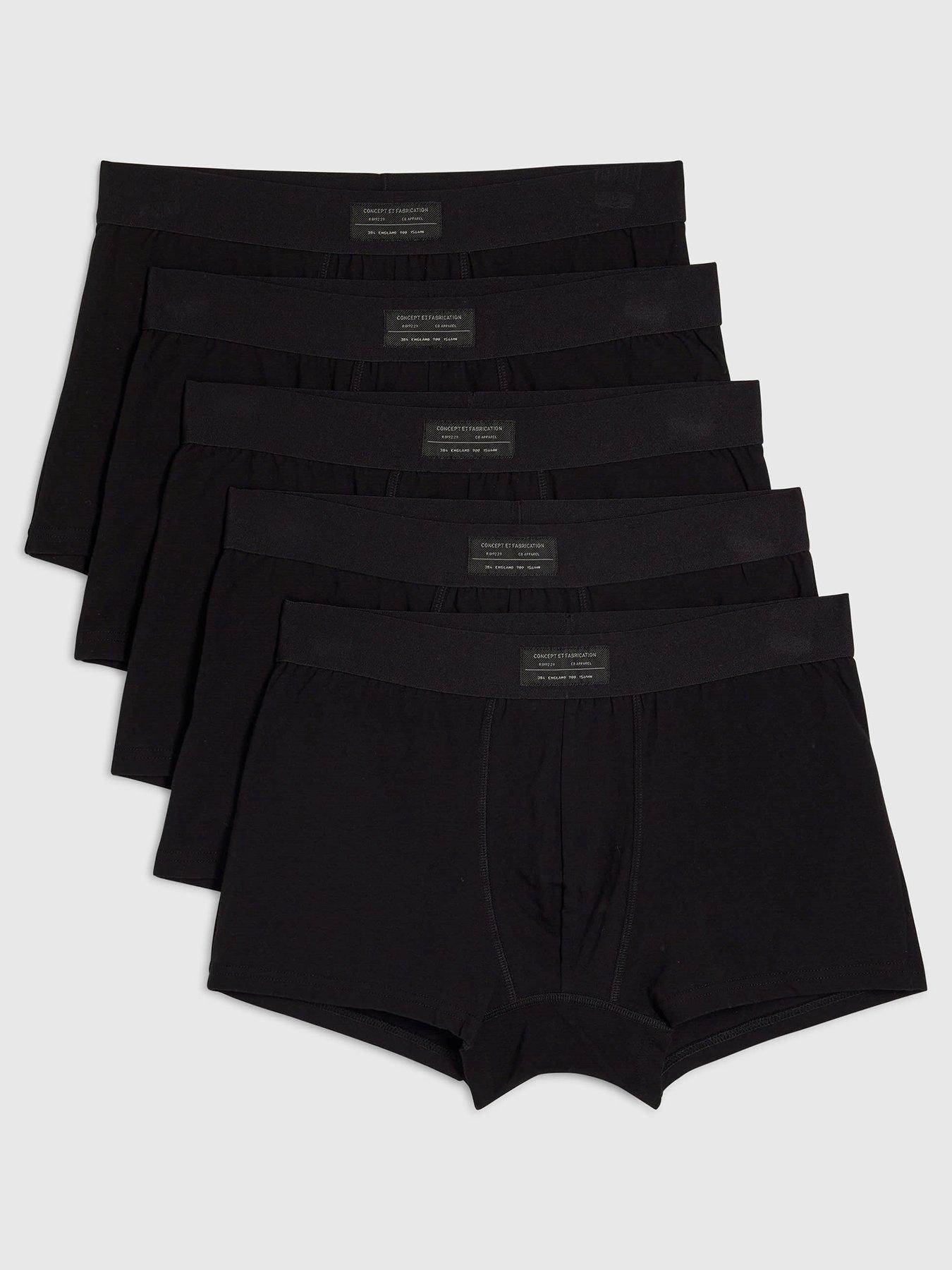 Image 1 of 3 of River Island Woven Pack Of 5 Trunks