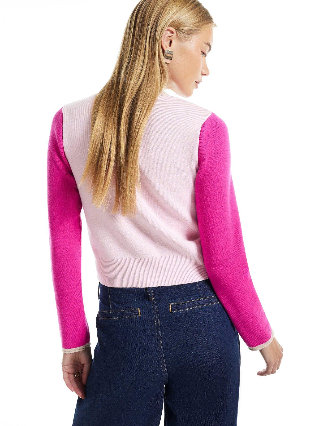 Image 2 of 4 of River Island Colour Blocked Cardigan