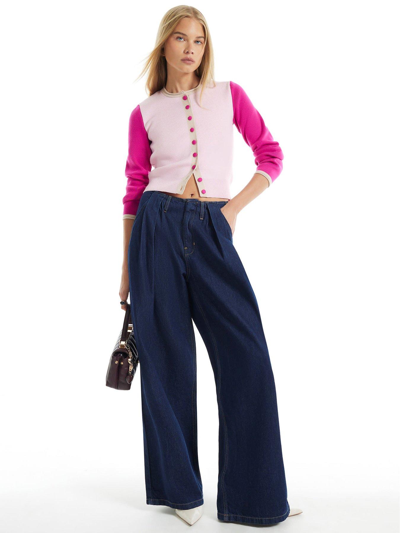 Image 3 of 4 of River Island Colour Blocked Cardigan