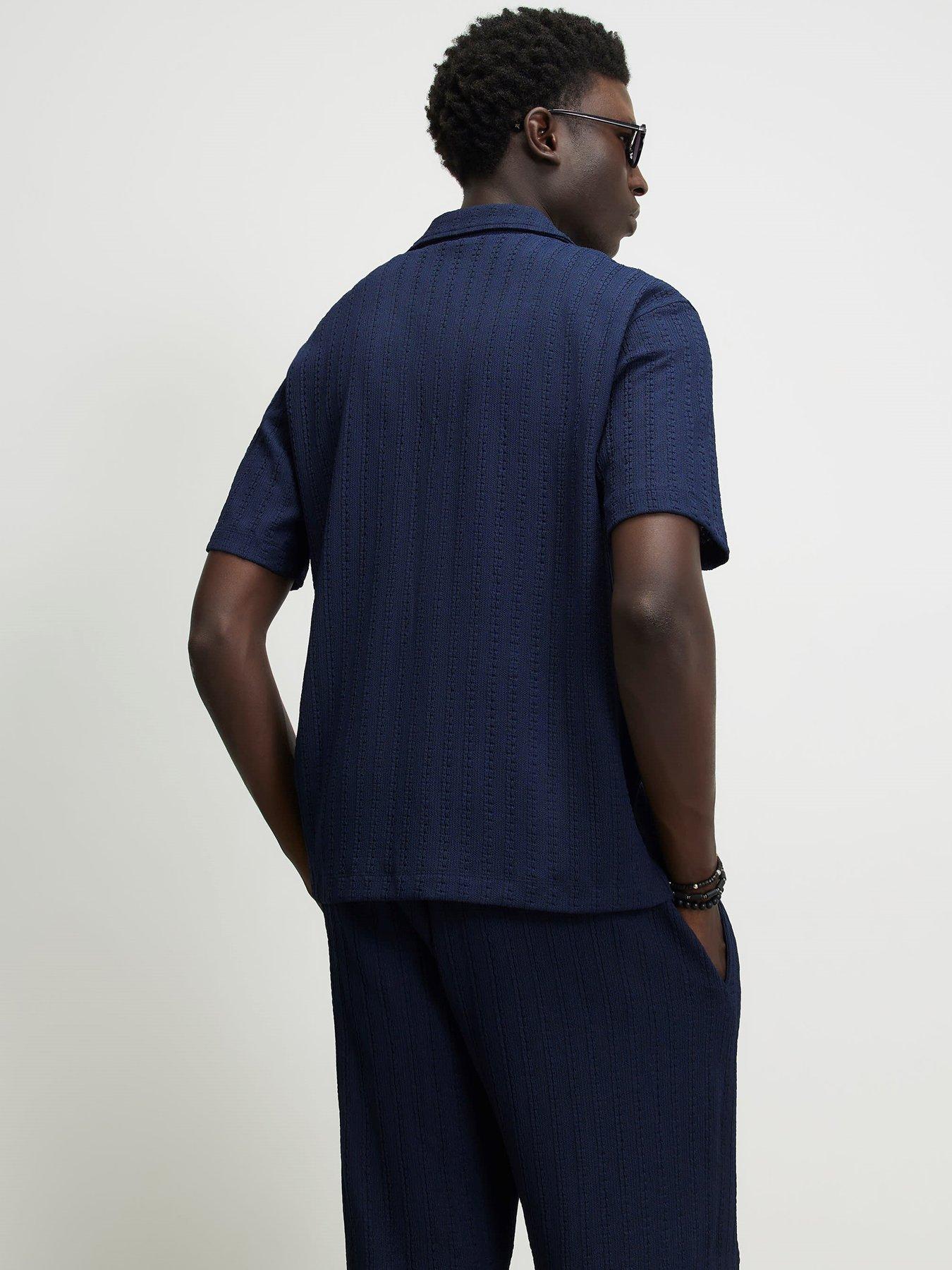 Image 2 of 4 of River Island Vertical Texture Shirt