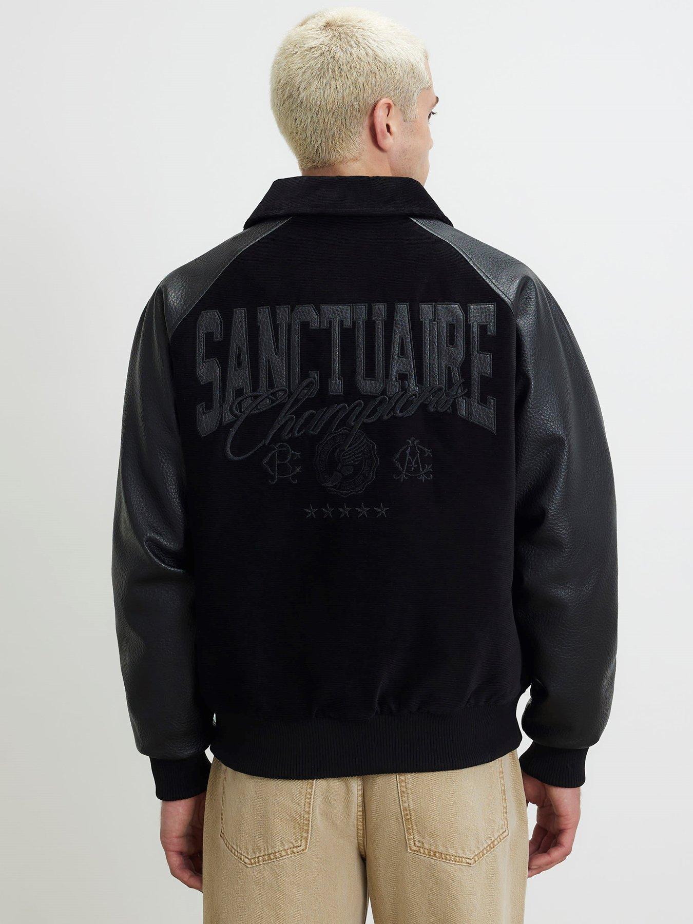 Image 2 of 4 of River Island Corduroy Sanctuaire Varsity Jacket