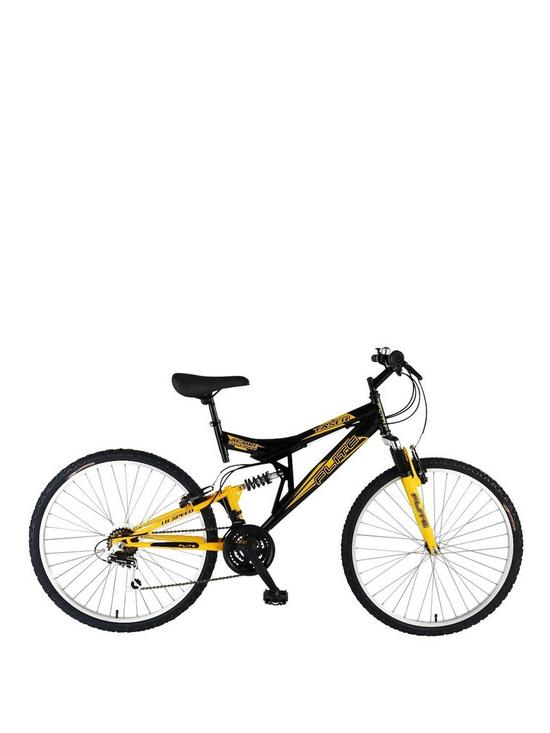 front image of flite-taser-18-speed-dual-suspension-mens-mountain-bike-18-inch-frame