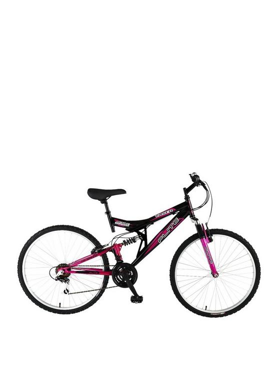 front image of flite-taser-dual-suspension-ladies-mountain-bike-18-inch-frame