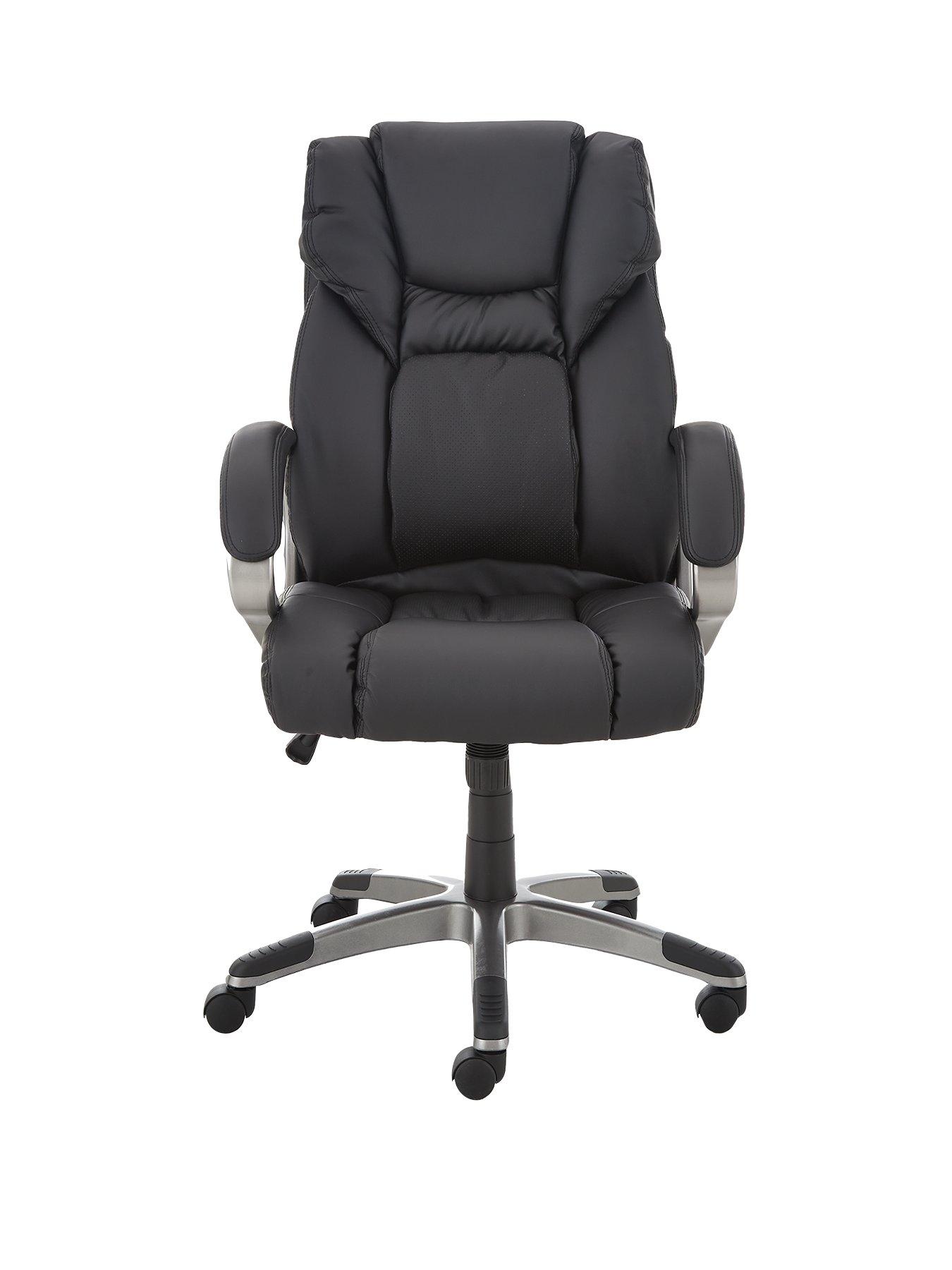 Brown Tanessy Radisson High Back Office Chair PU Directors Office