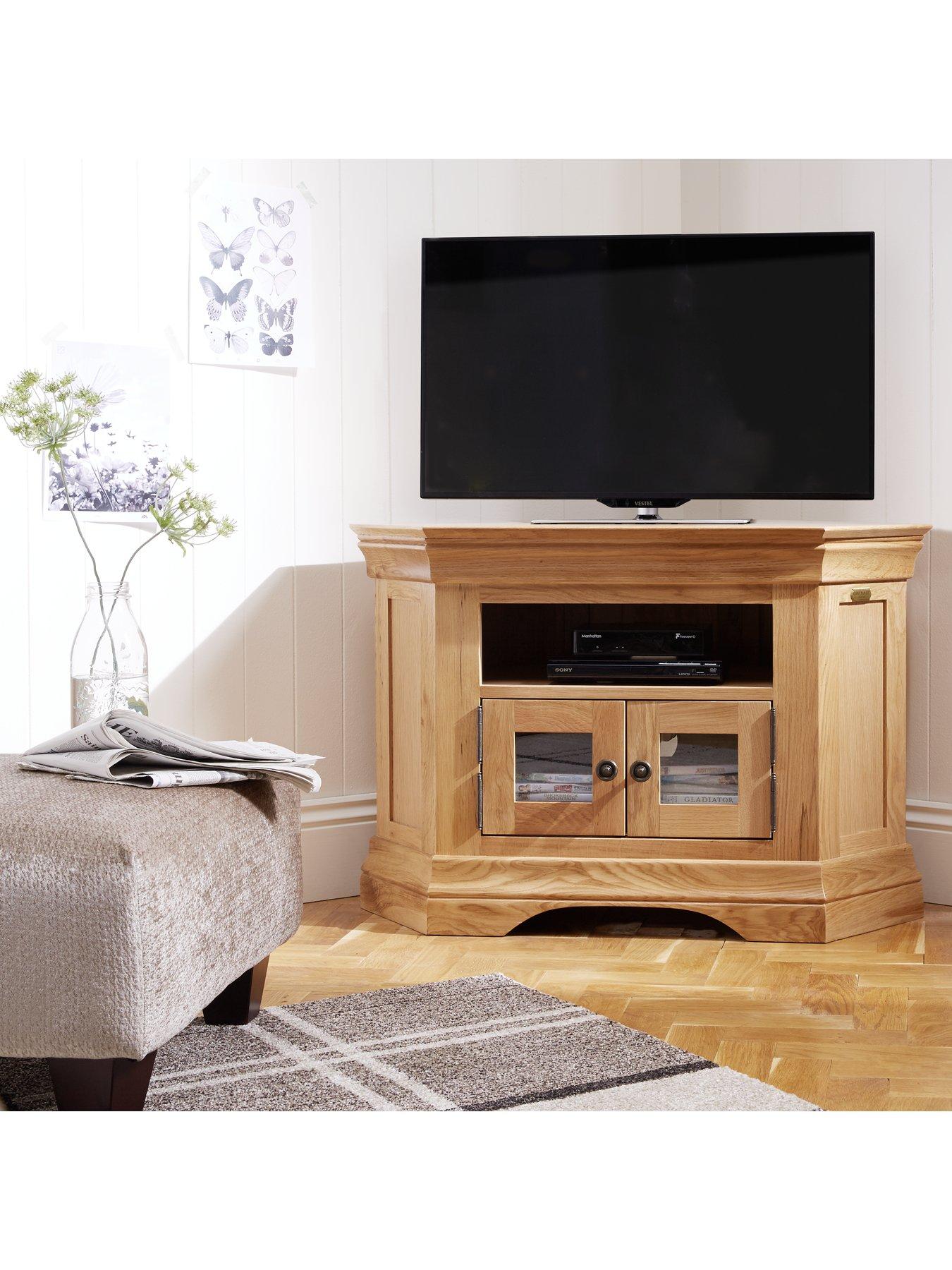 Oak tv stand for store 50 inch tv