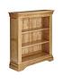  image of luxe-collection-constance-oak-ready-assembled-bookcase