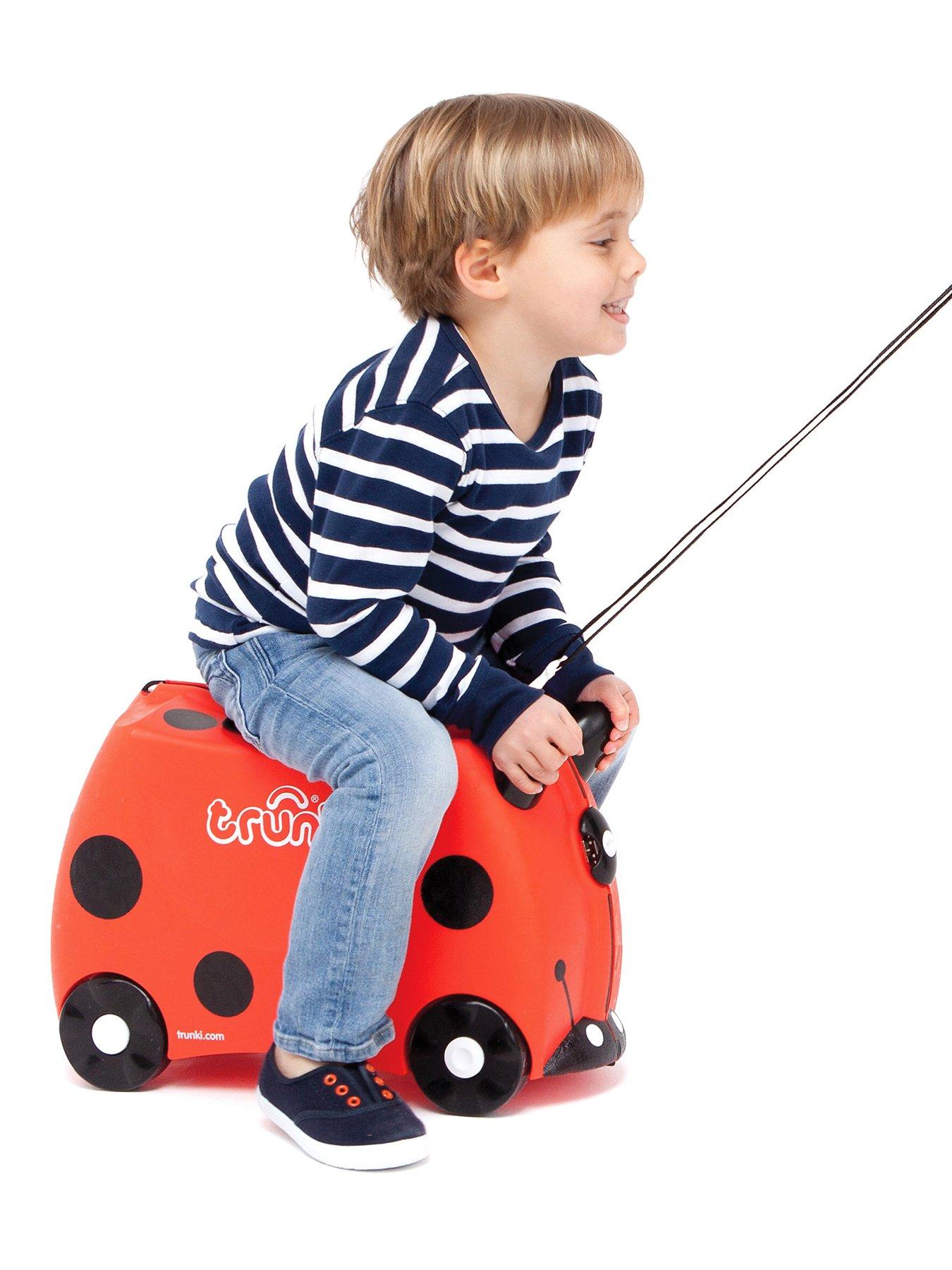 Image 5 of 8 of trunki Ride-On Suitcase - Harley the Ladybug