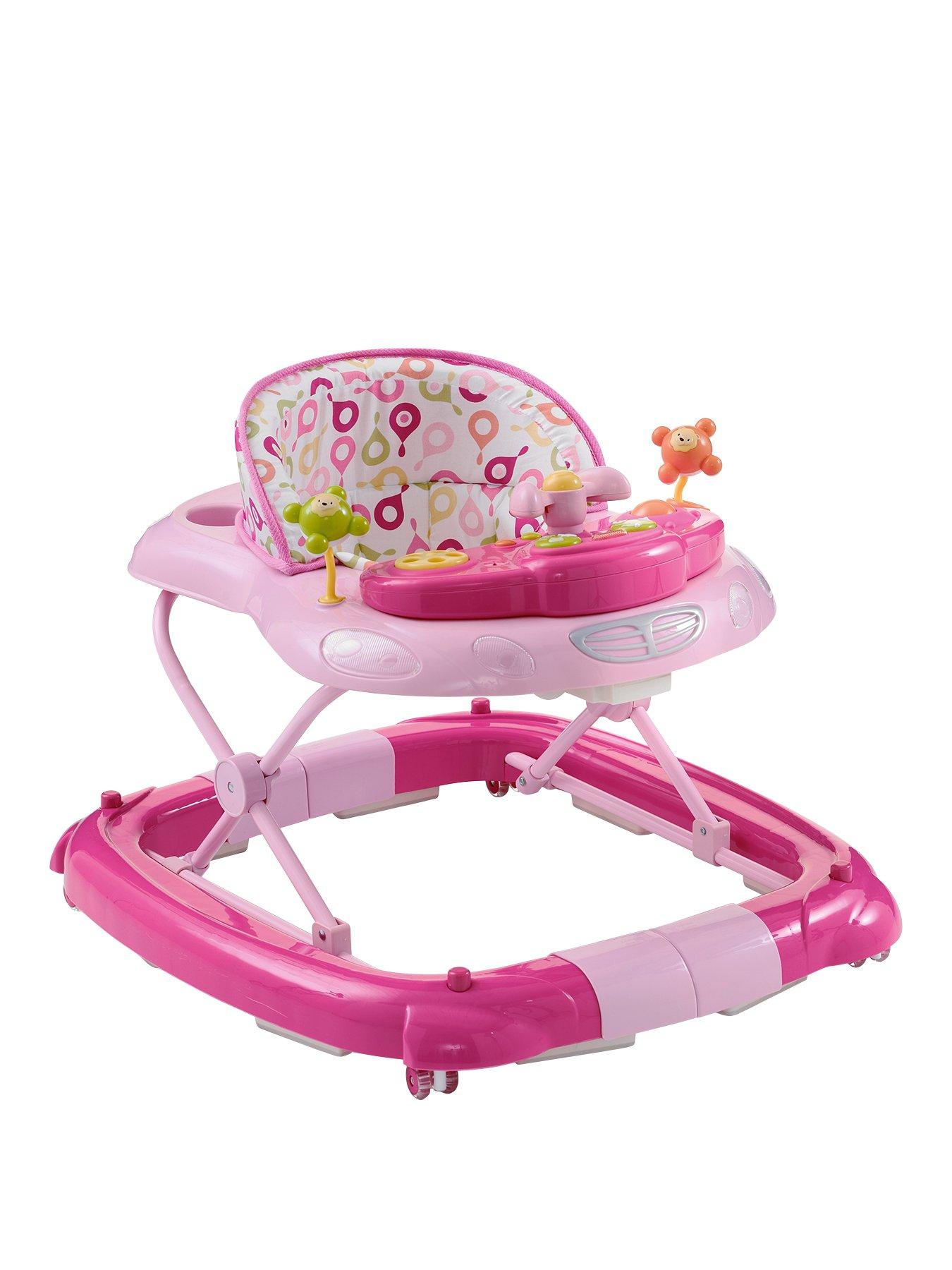 Pink hot sale baby exersaucer