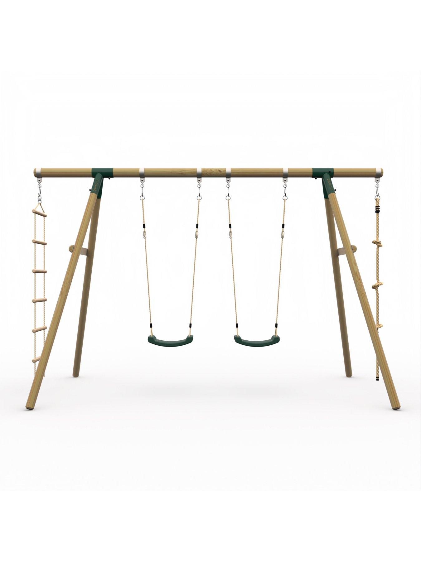 Image 2 of 5 of Plum Gibbon Wooden Garden Swing Set