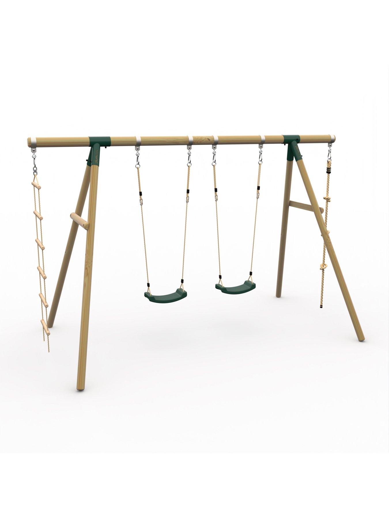 Image 3 of 5 of Plum Gibbon Wooden Garden Swing Set