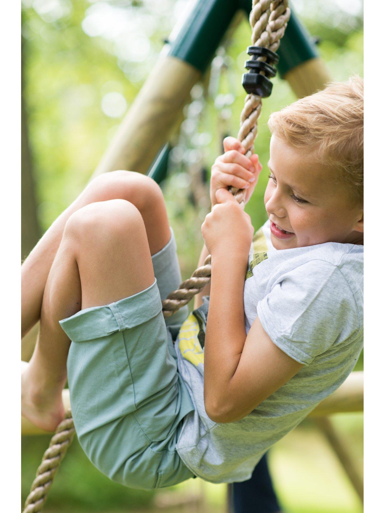 Image 6 of 6 of Plum Gibbon Wooden Garden Swing Set