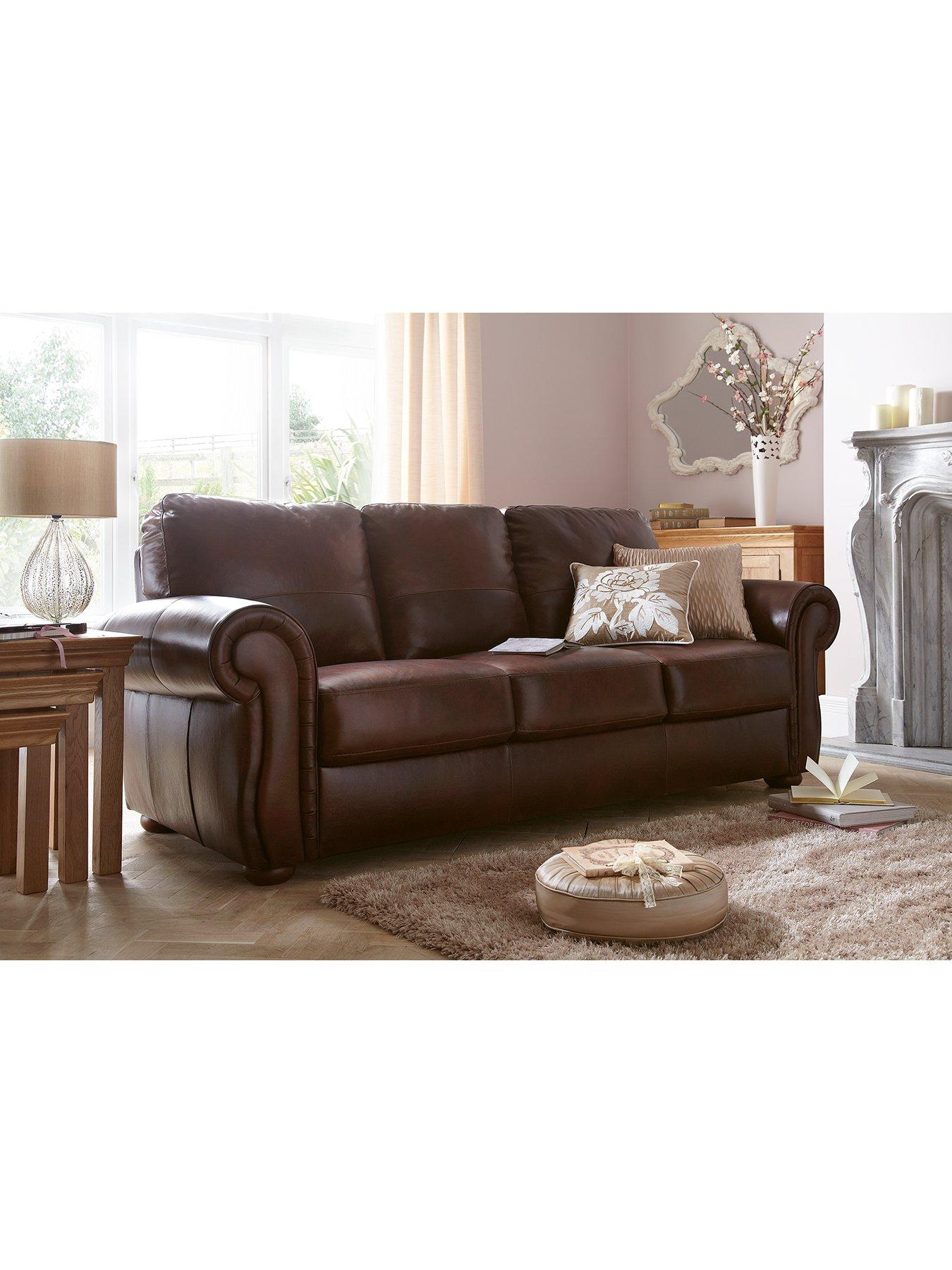 Italian leather sofa on sale and loveseat