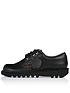  image of kickers-leather-lace-up-kick-lo-core-school-shoes-black
