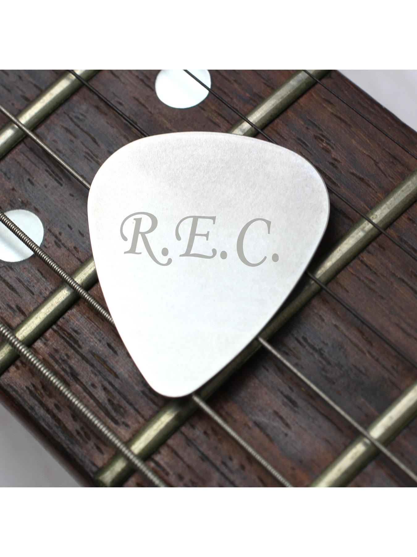 stillFront image of the-personalised-memento-company-personalised-silver-guitar-plectrum