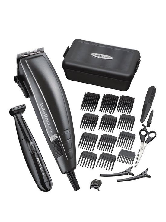 front image of babyliss-power-glide-pro-clipper-set