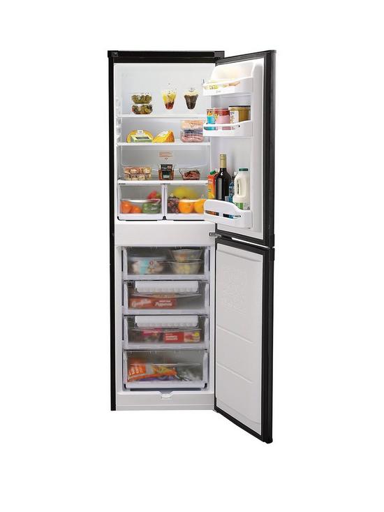 stillFront image of indesit-ibd5517b1-55cm-wide-fridge-freezer-black