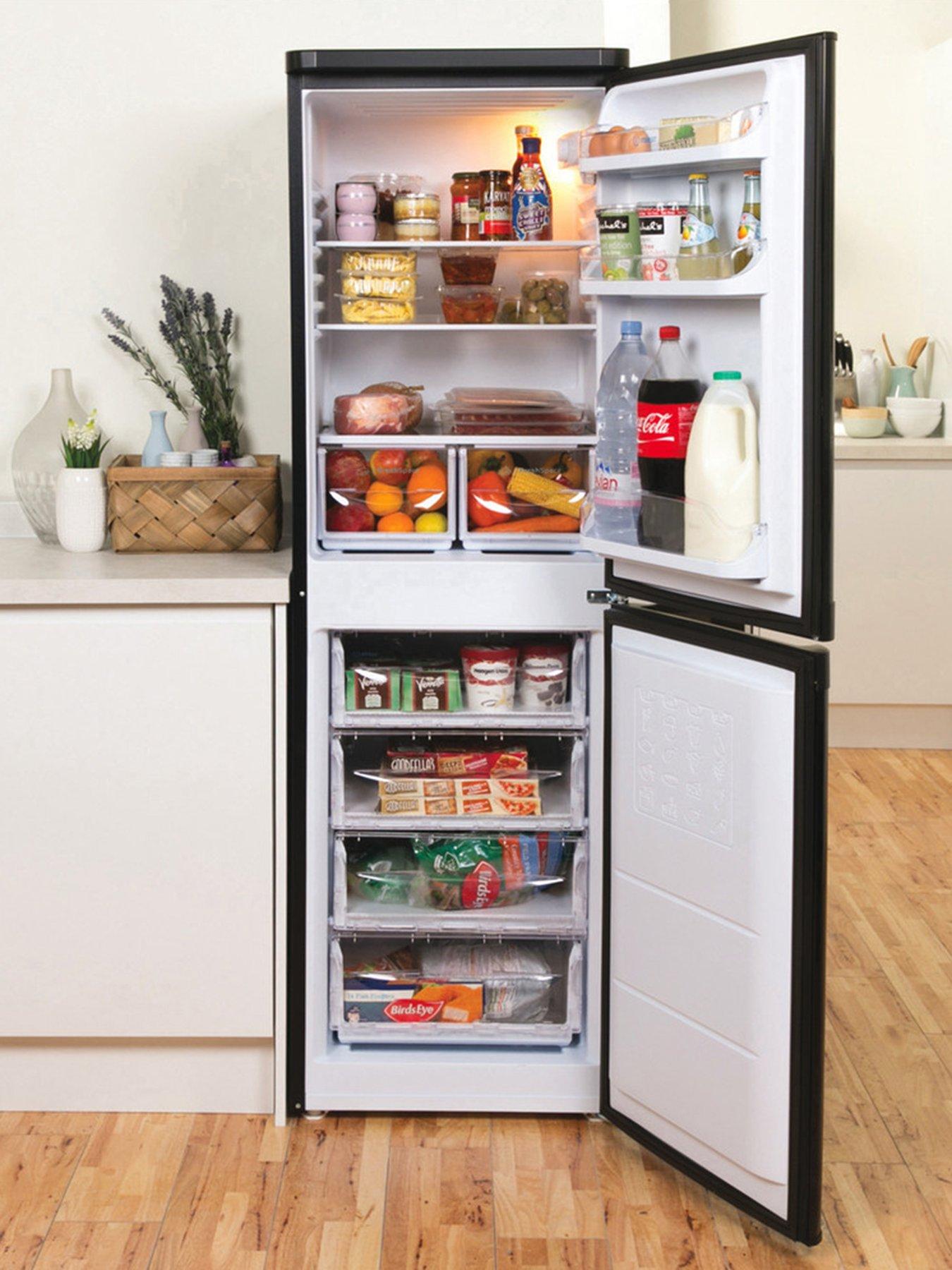  image of indesit-ibd5517b1-55cm-wide-fridge-freezer-black