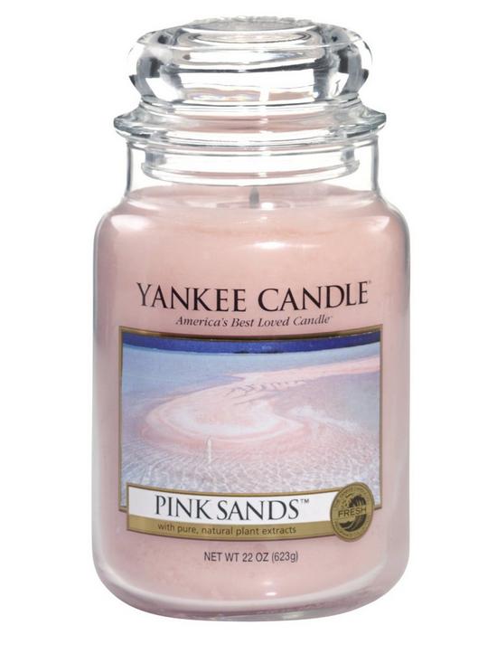 front image of yankee-candle-classic-large-jar-candle-ndash-pink-sands