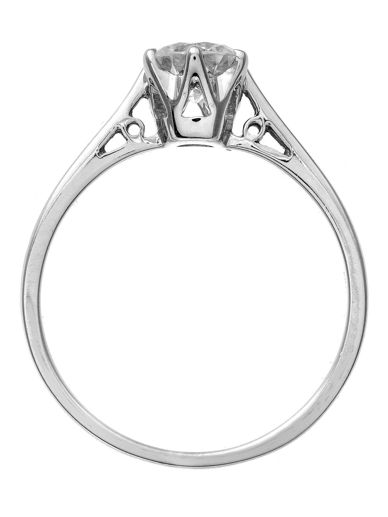 Image 2 of 5 of Love DIAMOND 9 Ct White Gold Diamond Ring