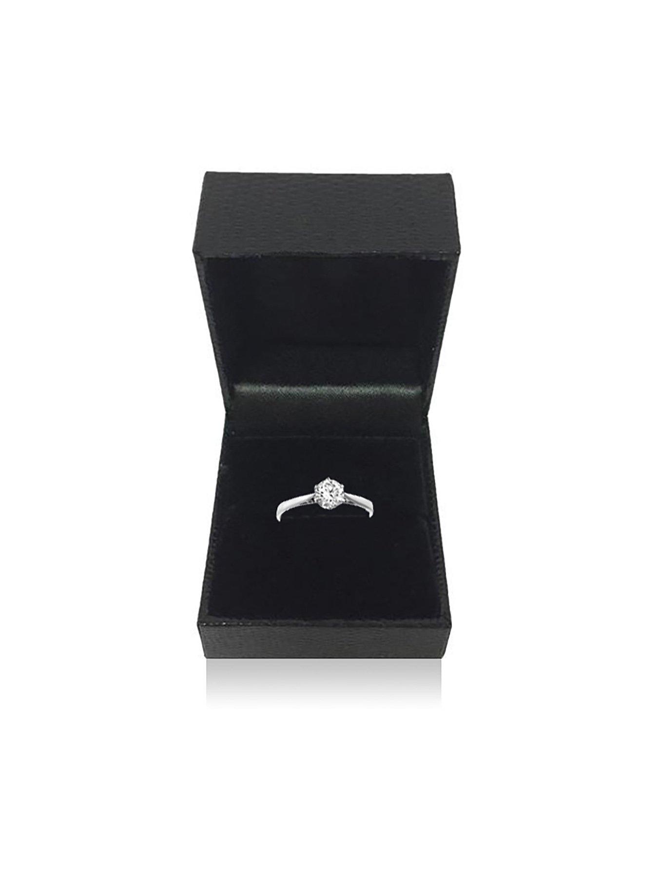 Image 4 of 5 of Love DIAMOND 9 Ct White Gold Diamond Ring
