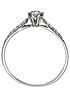  image of love-diamond-9-carat-white-gold-20-points-diamond-solitaire-ring-with-diamond-shoulders