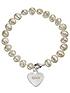  image of love-gem-personalised-heart-charm-drop-freshwater-pearl-bracelet