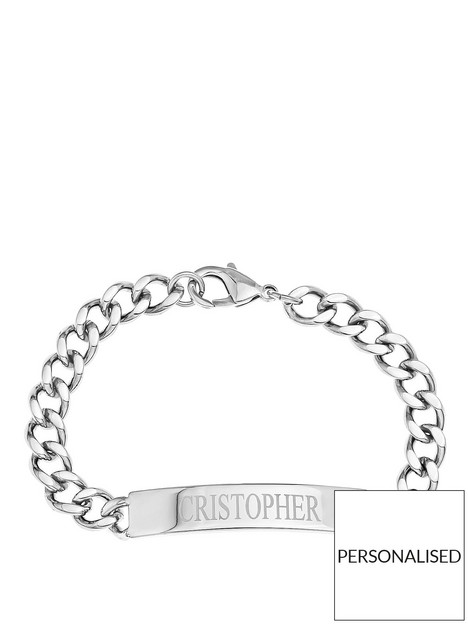 personalised-stainless-steel-identity-bracelet