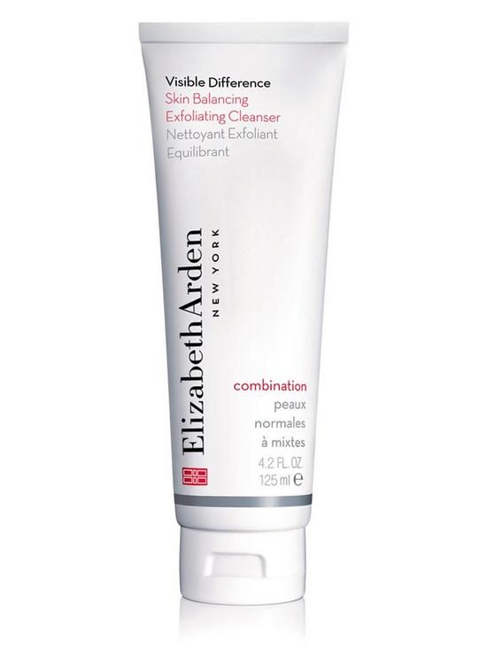 front image of elizabeth-arden-visible-difference-skin-balancing-exfoliating-cleanser-125ml