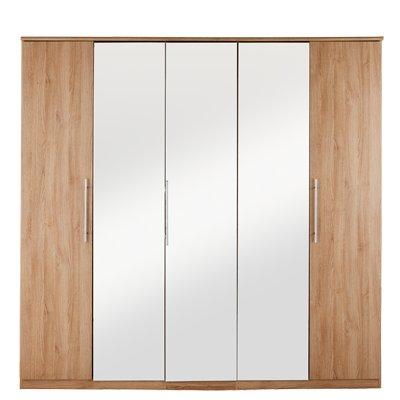 Mirrored Wardrobe Oak Bedroom Wardrobes Home Garden