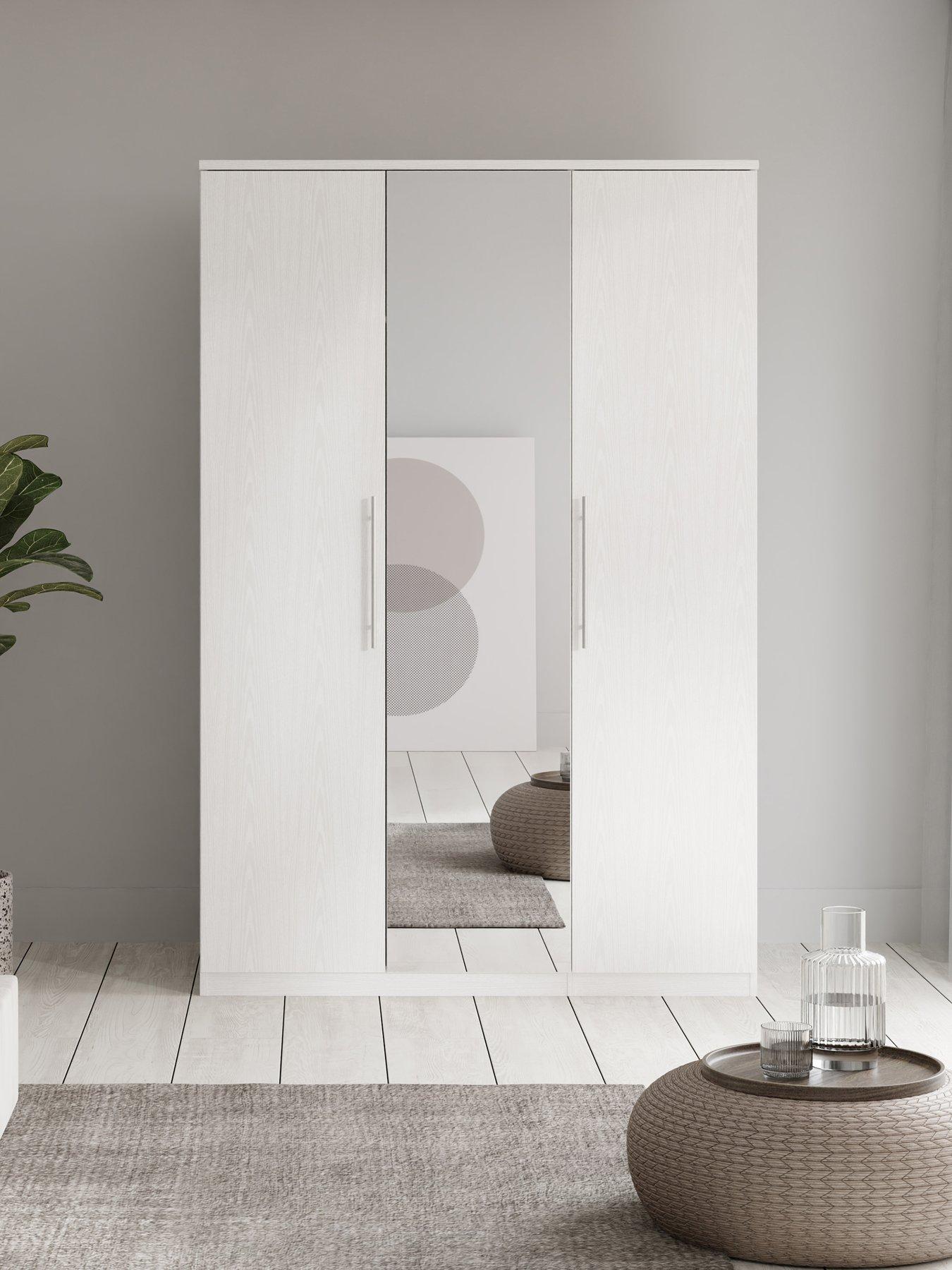 The Very Collection Home Essentials - Prague 3 Door Mirrored Wardrobe - FSC® Certified