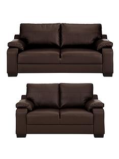 Latest Offers Leather Sofas Home Garden Www Dino 3 Seater 2 Faux Leather Compact Sofa Set And Save