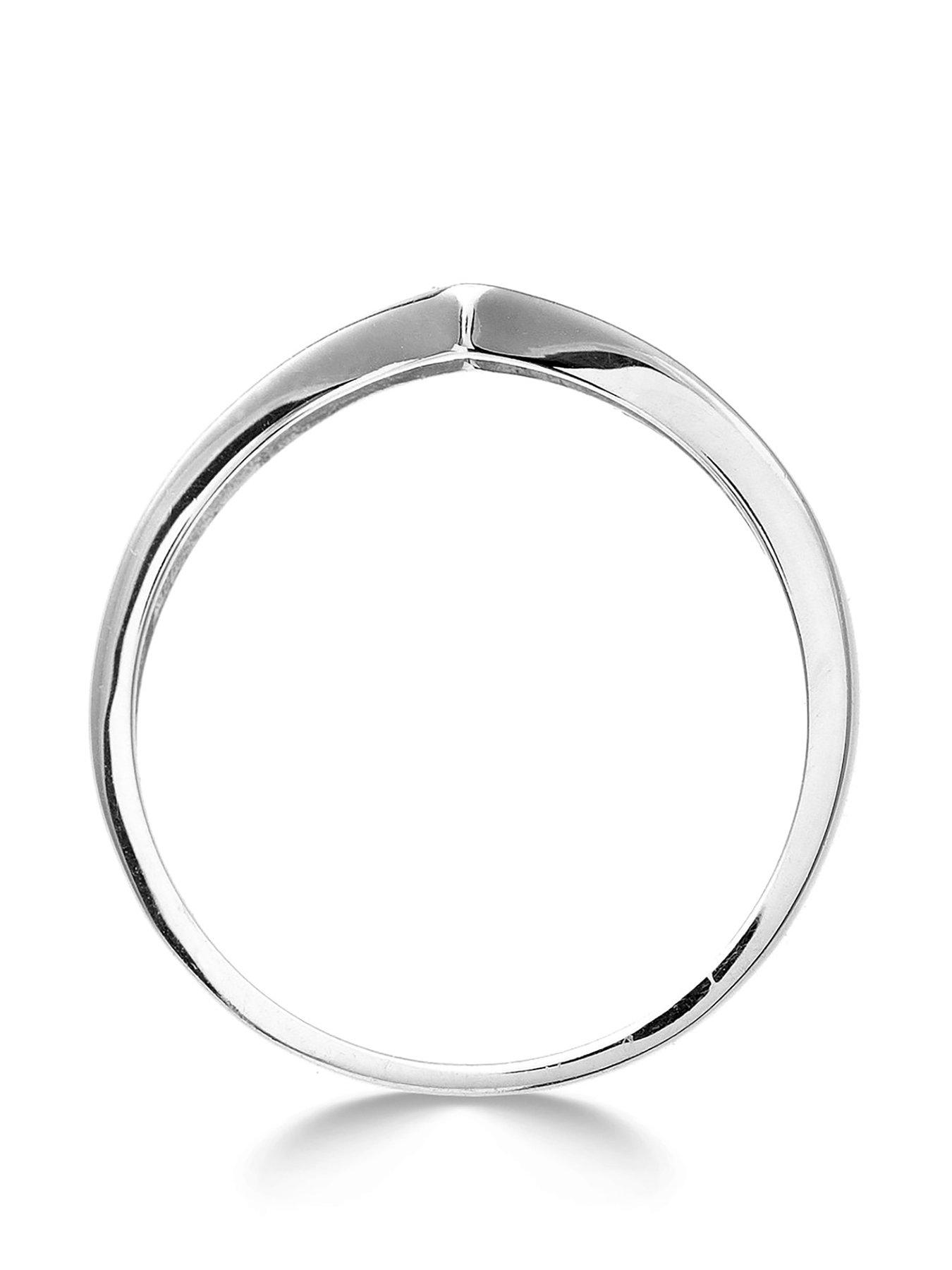 Image 2 of 5 of Love DIAMOND 9 Carat White Gold 10pt Diamond-Set Eternity Ring