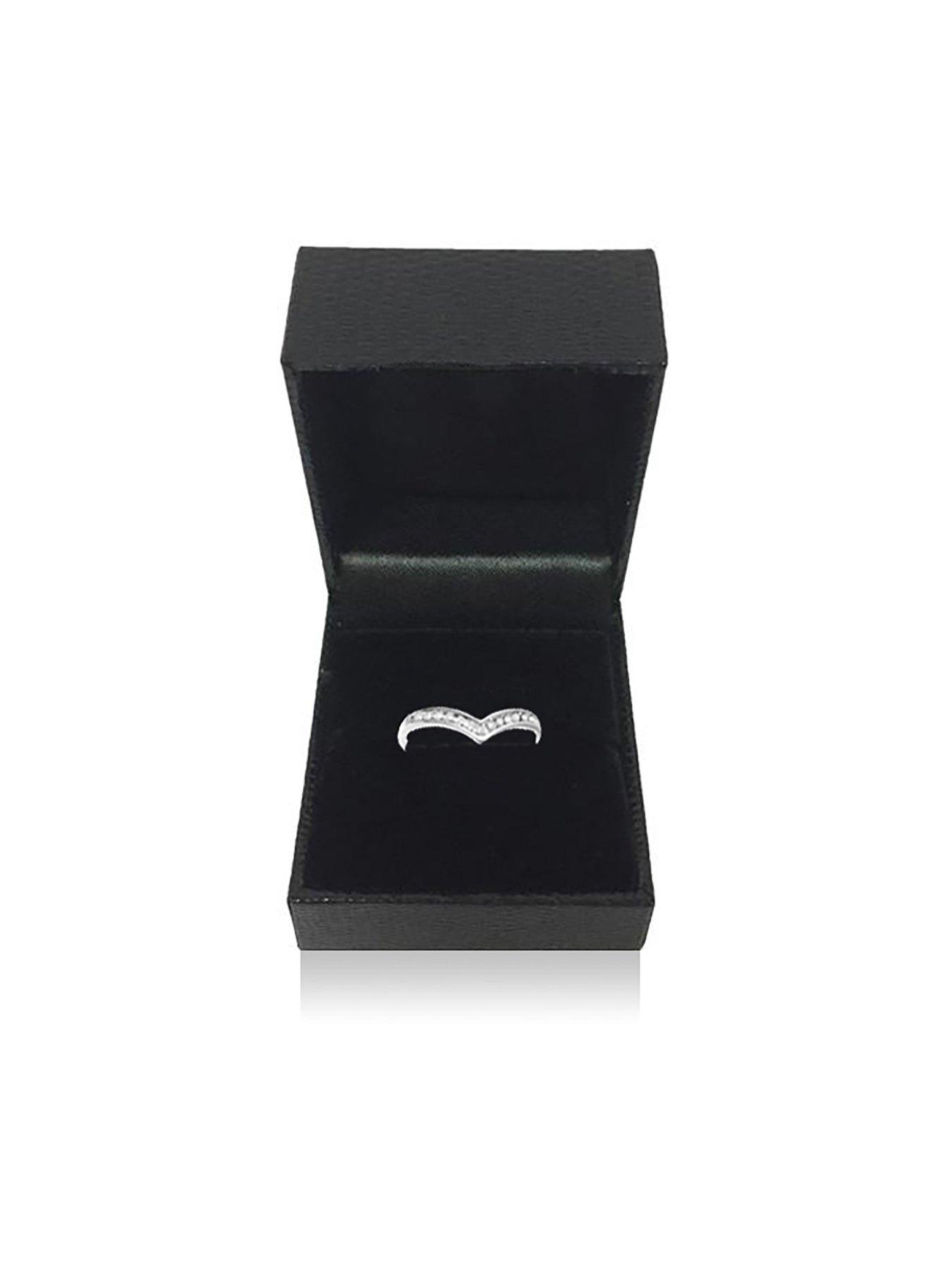 Image 5 of 5 of Love DIAMOND 9 Carat White Gold 10pt Diamond-Set Eternity Ring