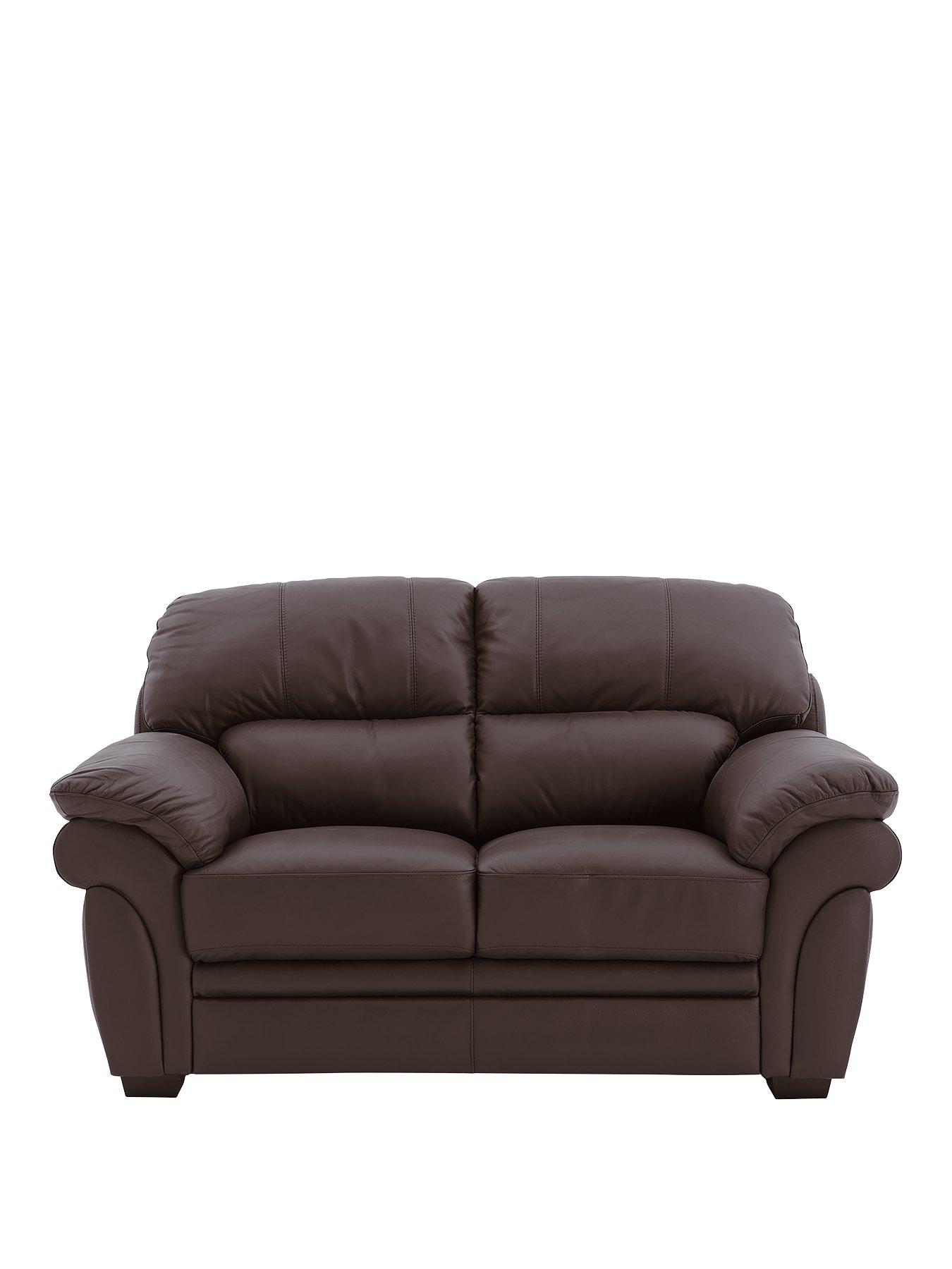 Portland 2 Seater Leather Sofa