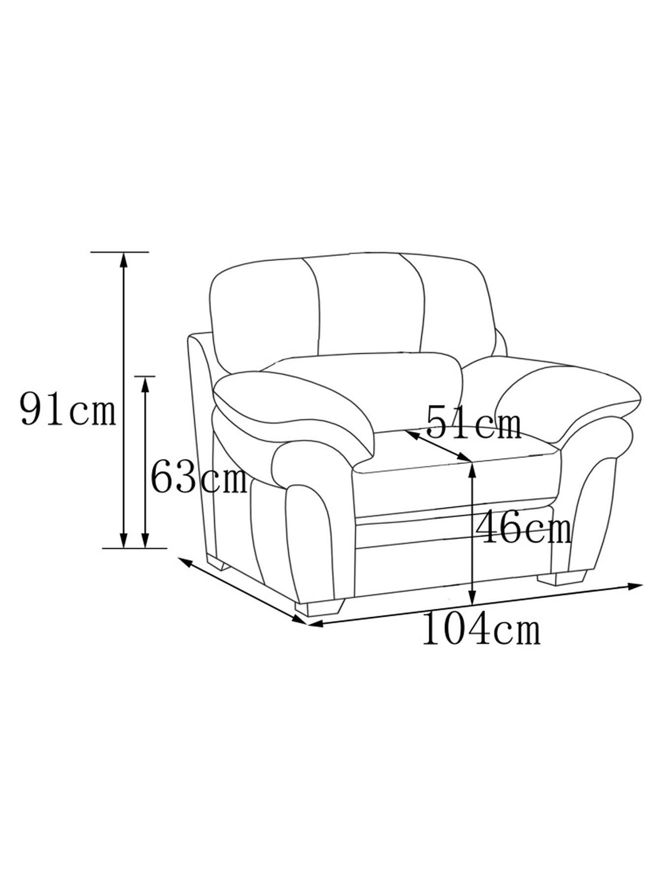 Image 5 of 5 of Very Home Portland Leather Armchair