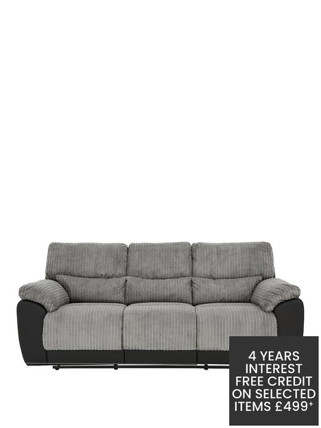sienna-fabricfauxnbspleather-3-seaternbsprecliner-sofa