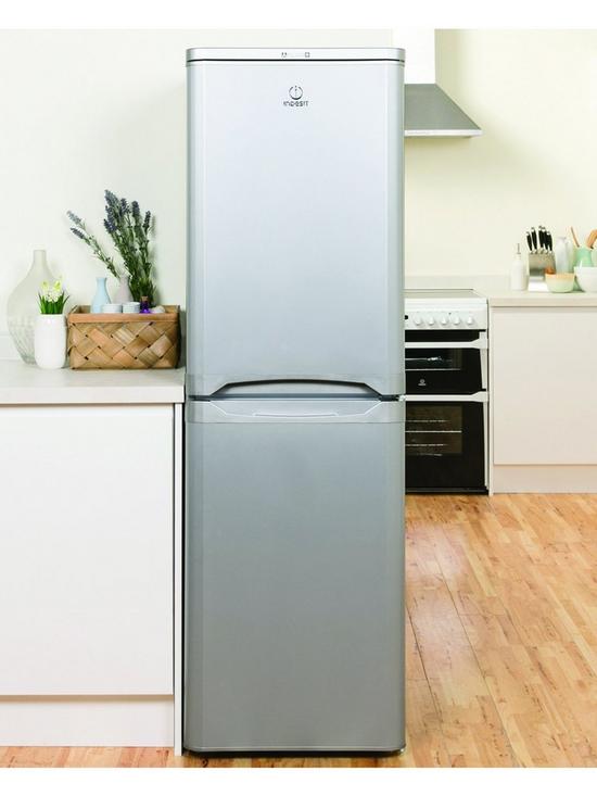 back image of indesit-ibd5517s-55cm-fridge-freezer-silver
