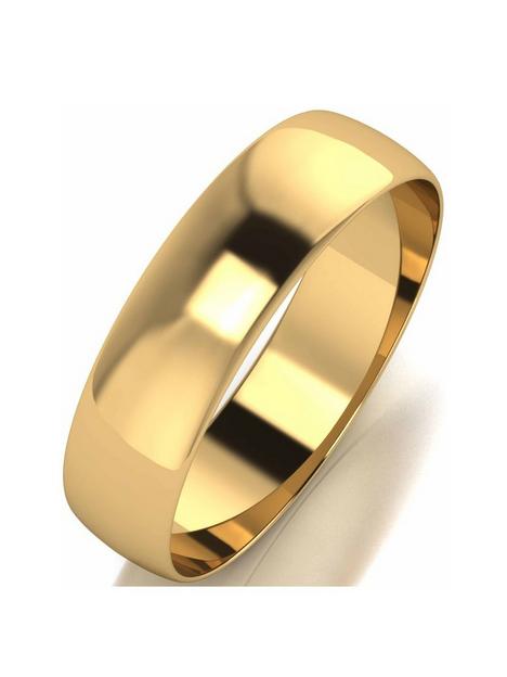 love-gold-9ctnbspyellow-gold-d-shape-5mm-wedding-band
