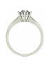  image of moissanite-9-carat-white-gold-1-carat-solitaire-ring