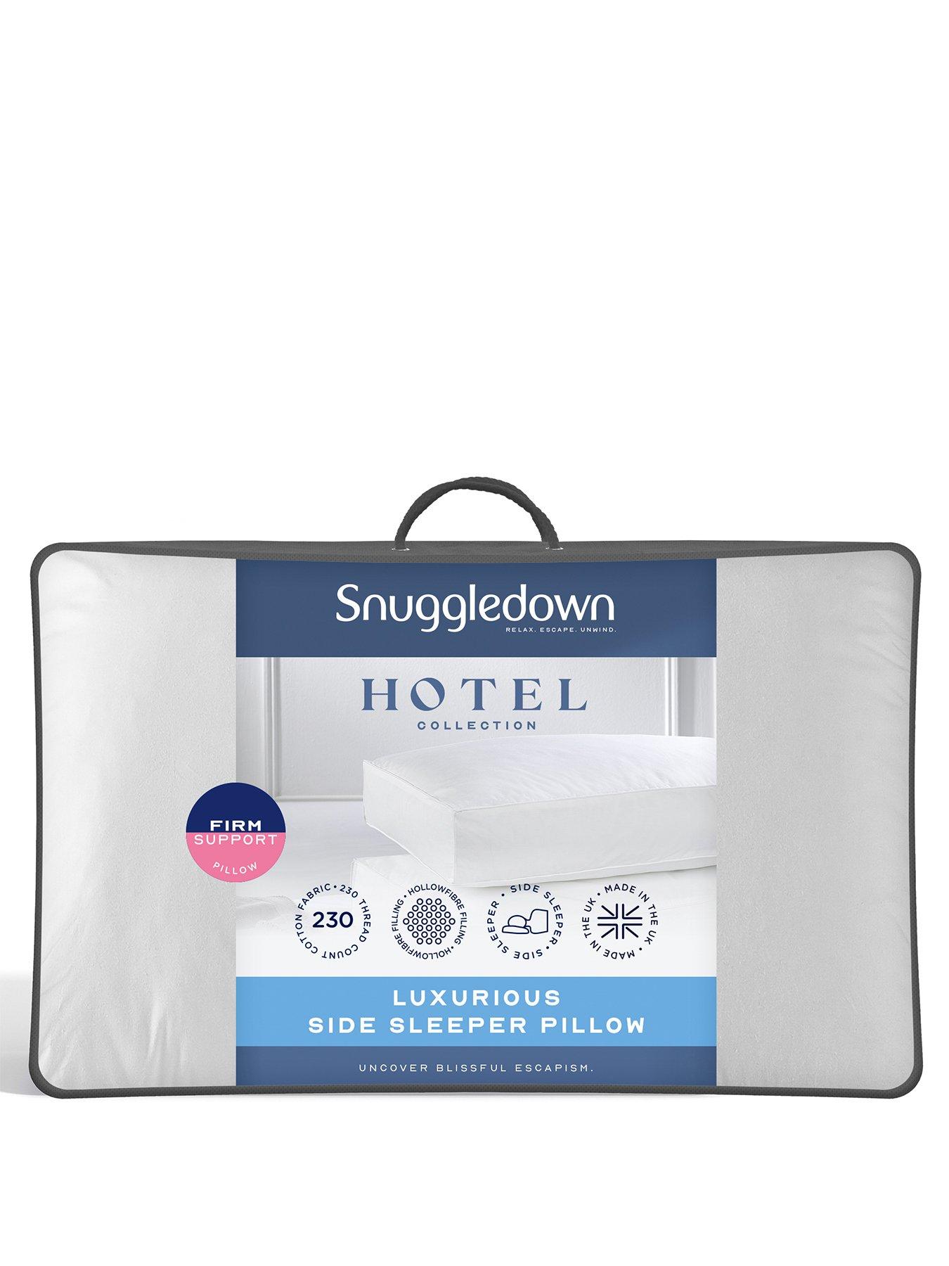 Image 1 of 6 of Snuggledown of Norway Side Sleeper Pillow - White