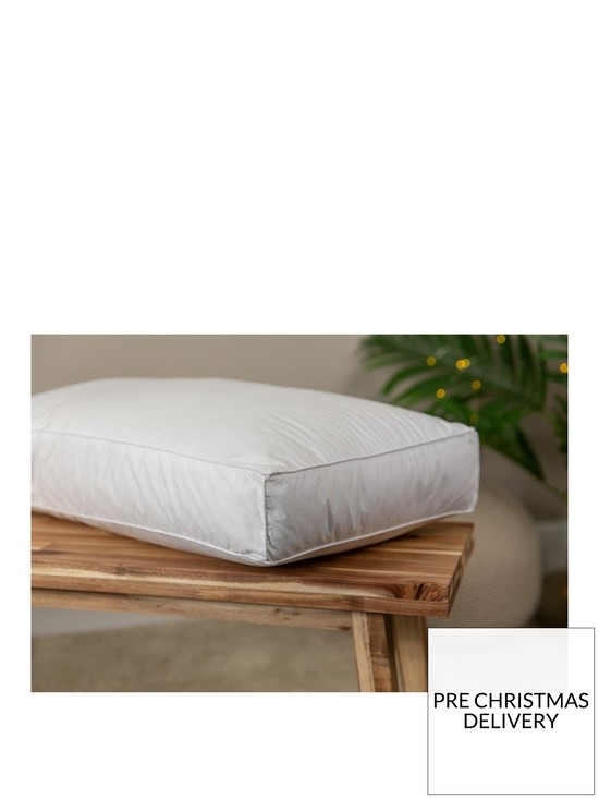 stillFront image of snuggledown-of-norway-side-sleeper-pillow-white