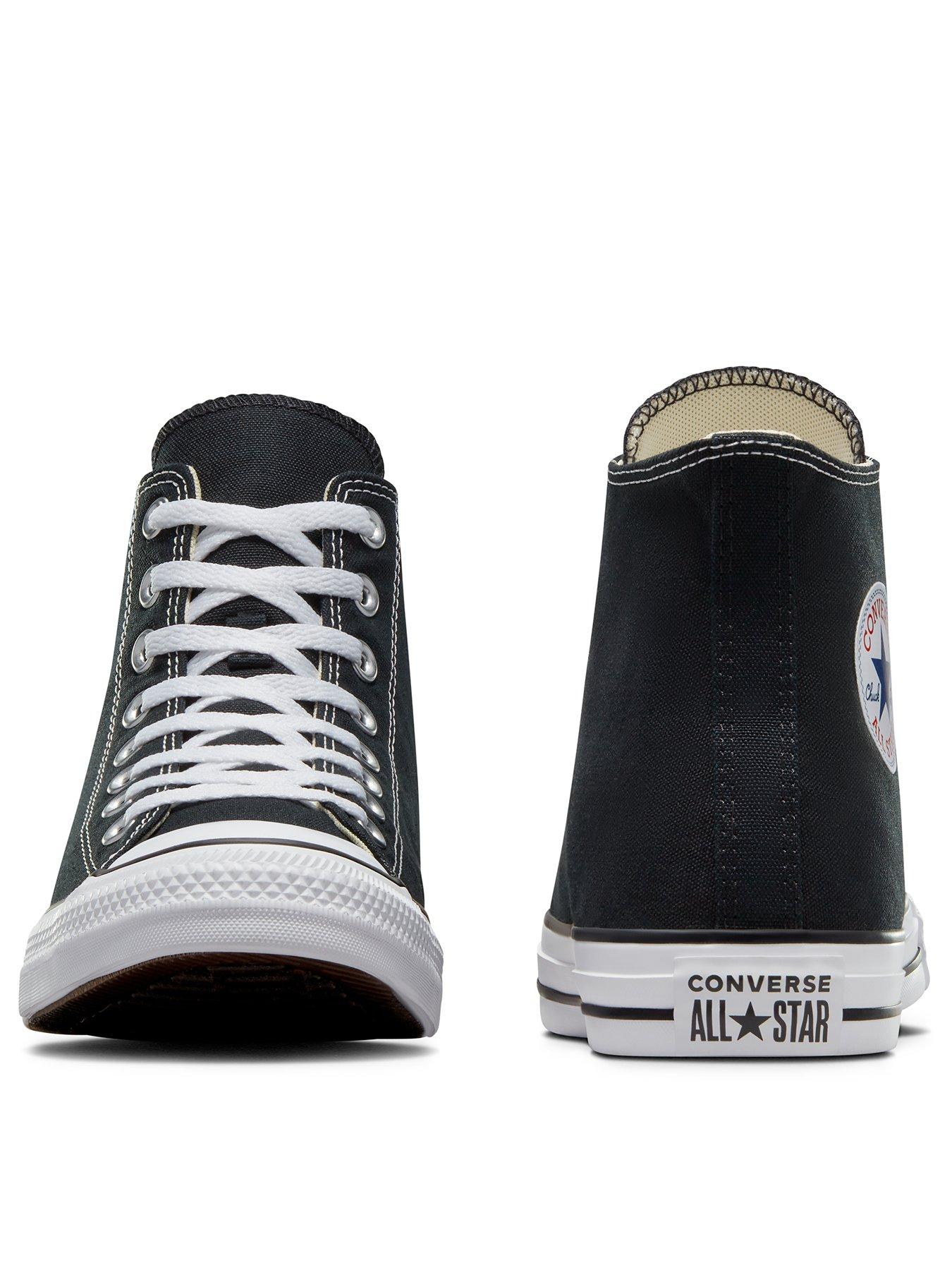  image of converse-unisex-hi-top-trainers-black