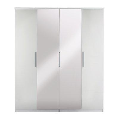 Gloss Self Assembly White Wardrobes Home Garden Www