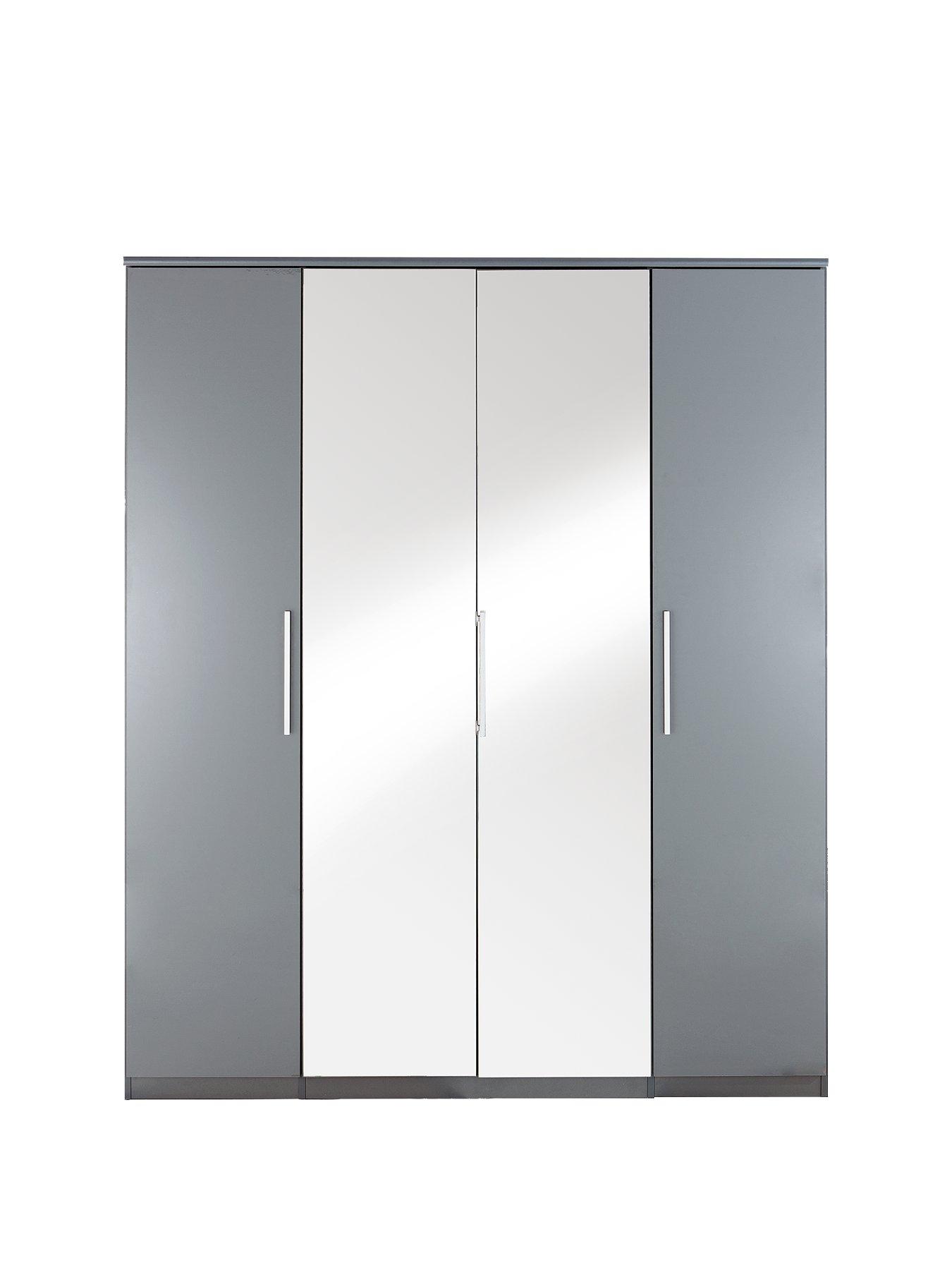 Wardrobes Wood Glass Mirror Wardrobes Littlewoods