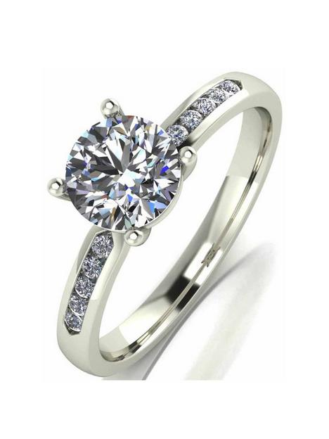 moissanite-9-carat-white-gold-110pt-equivalent-solitaire-ring-with-set-shoulders