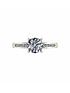  image of moissanite-9-carat-white-gold-110pt-equivalent-solitaire-ring-with-set-shoulders